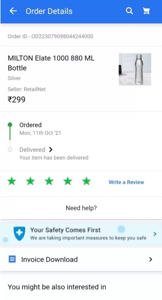 How to Delete Orders from Flipkart