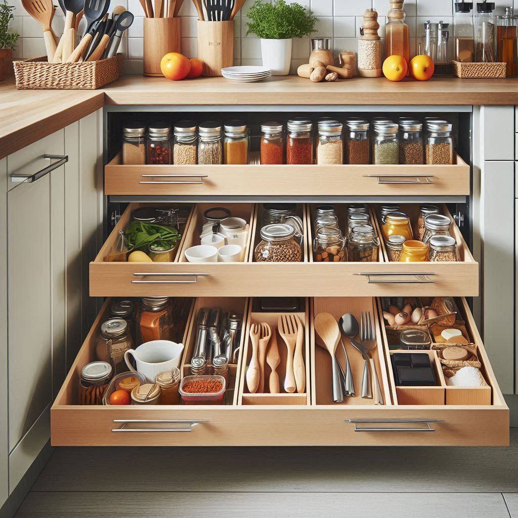 Maximize Storage with Pull-Out Drawers