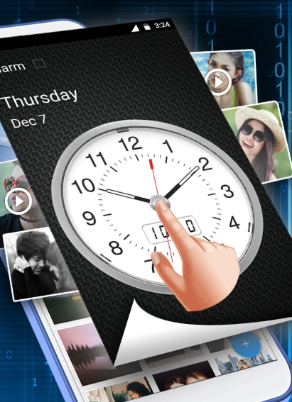 Clock Hide Photos And Videos App