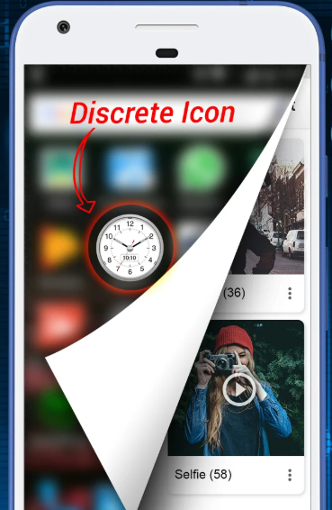 Clock Hide Photos And Videos App