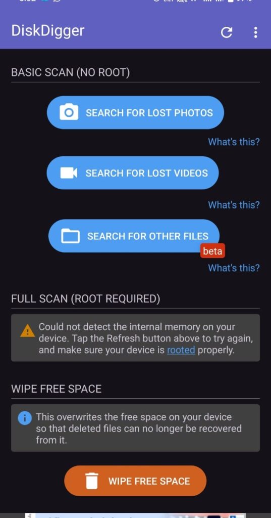 Recover Deleted Photos from Mobile