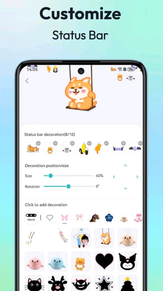 Animated Emoji Scrolling on Mobile Screens