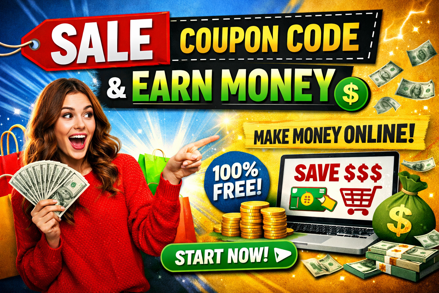 Sale Coupon Code and Earn Money