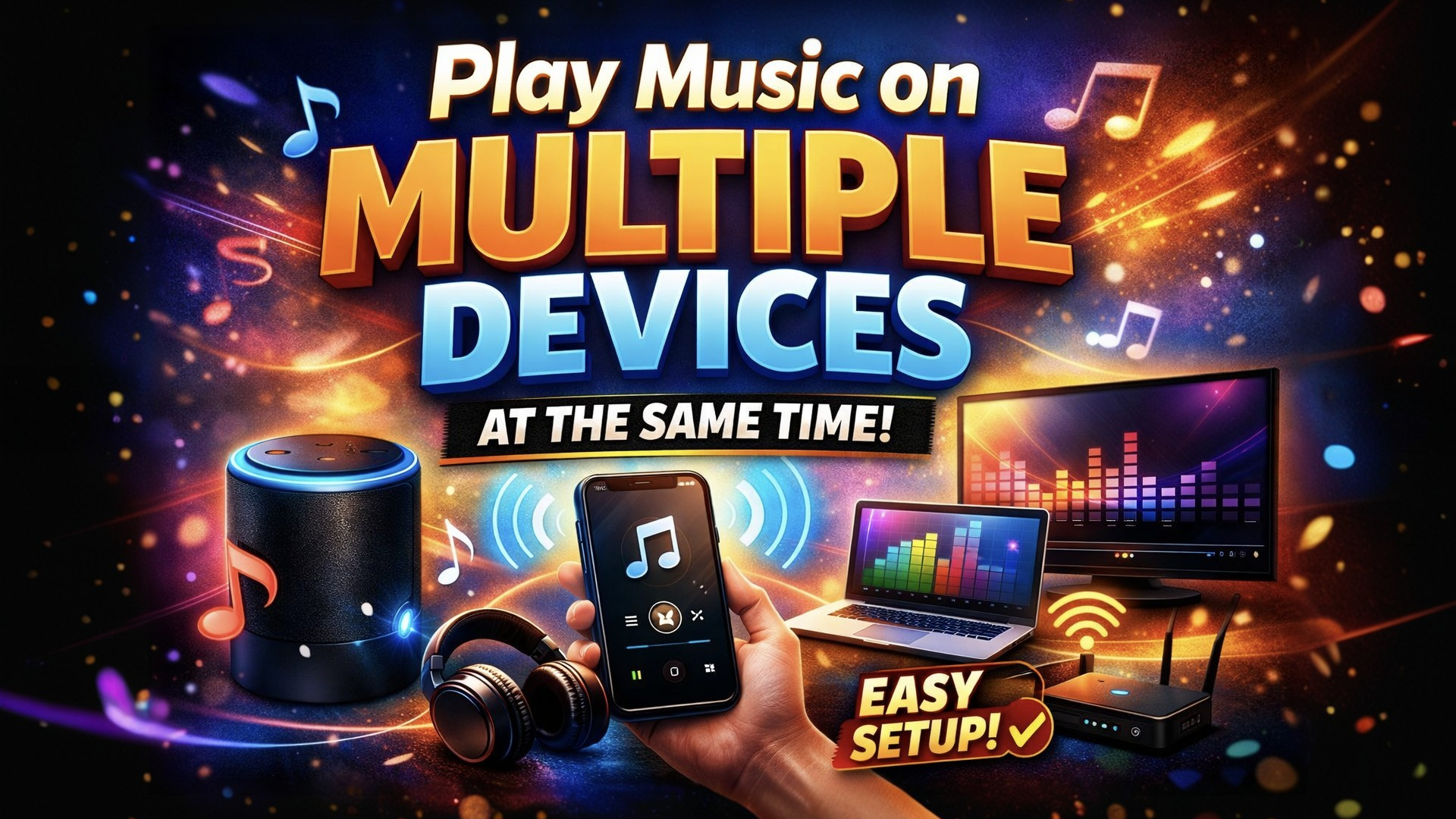 Play Music on Multiple Devices Simultaneously